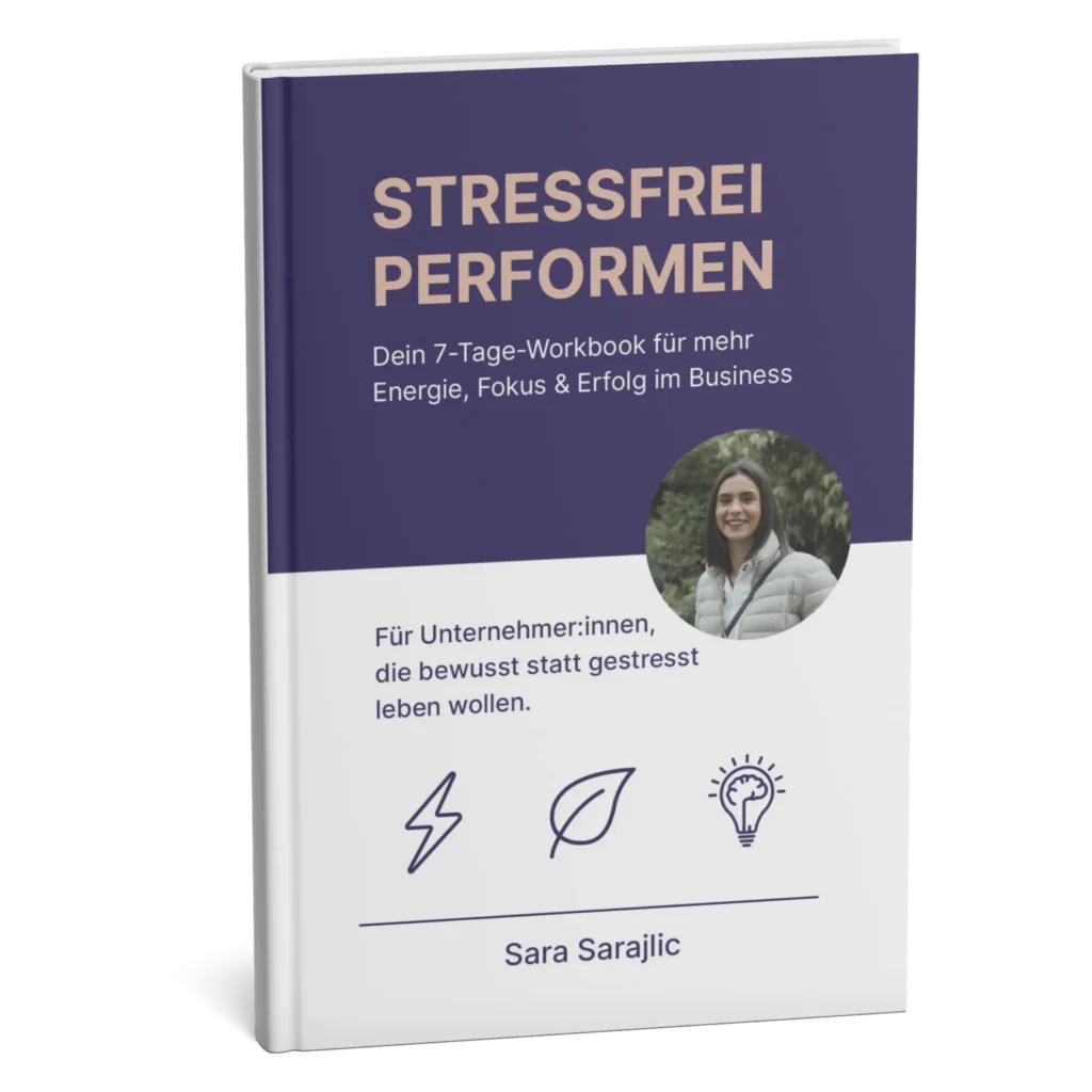 Sara Personal Training Stressfrei Performen Workbook
